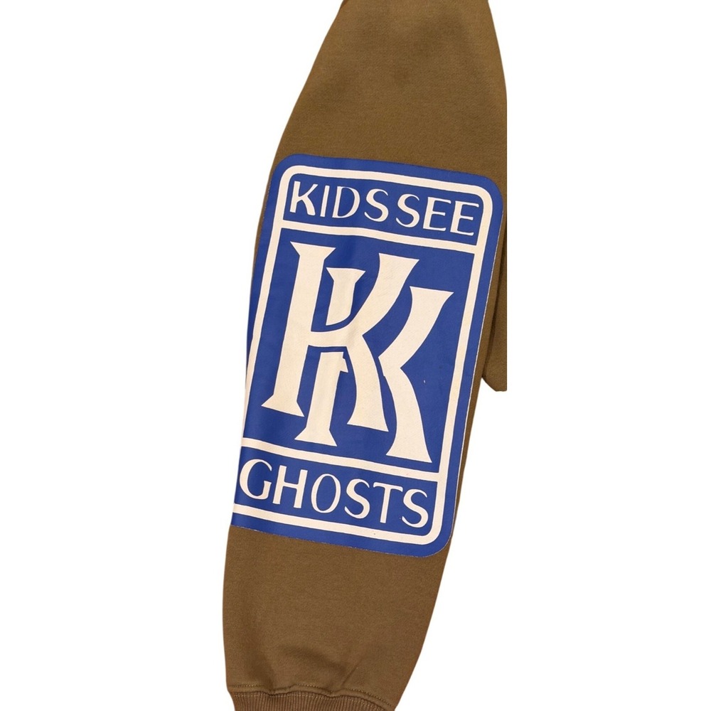 Kids See Ghosts Camp Flog‎ Gnaw Lucky Me I See Ghosts Sweatshirt Brown Large